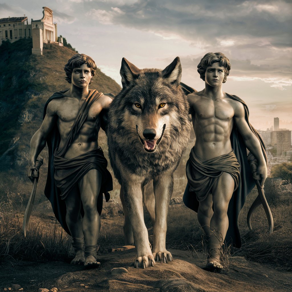 Romulus, Remus a vlice, kter je vychovala