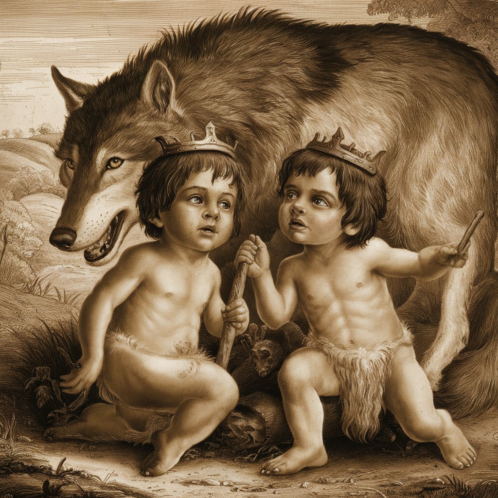 Romulus, Remus a vlice